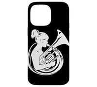Suonatrice di tuba orchestra banda militare Custodia per iPhone 14 Pro Max