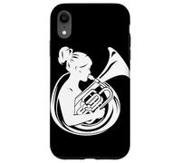 Suonatrice di tuba orchestra banda militare Custodia per iPhone XR