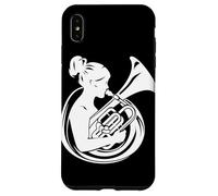 Suonatrice di tuba orchestra banda militare Custodia per iPhone XS Max