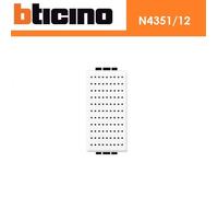 SUONERIA IN BRONZO 12V BTICINO LIVING LIGHT N4351/12 BIANCO.