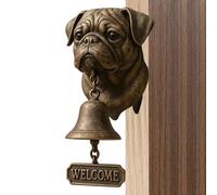 Suoneria per Apertura Porta - Canina Benvenuto Sonaglio Porta | Decorazione Parete Resina a Tema Animale Sonoro per Interno Esterno Casa Ingresso Eventi Apertura Attività