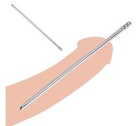 Suoni uretrali - Bastoncino plug per pene in acciaio inox per uomini. dilatatore uretrale lucidato per stimolazione. masturbazione e piacere maschile. divertente e durevole (9.91 mm diametro)