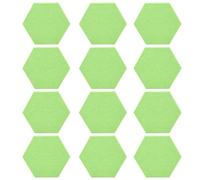 Suono assorbimento pannello 12 pz Hex Adhesive acustico Panels | Parete Soundproof Enclosure,Installazione semplice,Uso registrazione,Uso sul palco,Uso domestico,Studio,buono