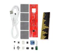 Suono attivato Matrici LED Kit Orologio Con Materiali PC Sorgente di Luce Ambientale Per Home Office Decor Camera da letto/ufficio Decorativo Ritmo Luce