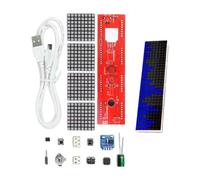 Suono attivato Matrici LED Kit Orologio Con Materiali PC Sorgente di Luce Ambientale Per Home Office Decor Camera da letto/ufficio Decorativo Ritmo Luce