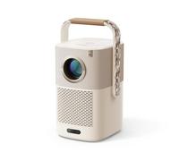 【Suono di JBL/Batteria Integrata】T2 Proiettore Dolby Audio, Proiettores da Esterno Native 1080P Full HD WiFi 6 Bluetooth, Proiettore Portatile Autofocus/Keystone, per TV Stick(manico mimetico)