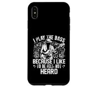 Suono il Basso perché mi piace essere sentito non ascoltato Bass Custodia per iPhone XS Max