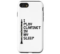 Suono il clarinetto nel sonno, musicista divertente Custodia per iPhone SE (2020) / 7 / 8