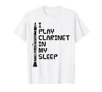 Suono il clarinetto nel sonno, musicista divertente Maglietta