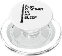 Suono il clarinetto nel sonno, musicista divertente PopSockets PopGrip per MagSafe