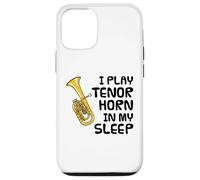 Suono il corno tenore nel sonno, musicista divertente Custodia per iPhone 12/12 Pro
