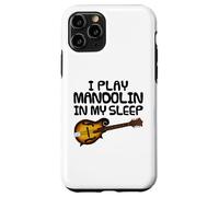 Suono il mandolino nel sonno, musicista folk divertente Custodia per iPhone 11 Pro