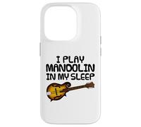Suono il mandolino nel sonno, musicista folk divertente Custodia per iPhone 14 Pro