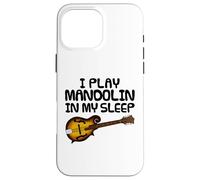 Suono il mandolino nel sonno, musicista folk divertente Custodia per iPhone 16 Pro Max