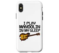Suono il mandolino nel sonno, musicista folk divertente Custodia per iPhone X/XS