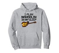 Suono il mandolino nel sonno, musicista folk divertente Felpa con Cappuccio