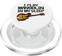 Suono il mandolino nel sonno, musicista folk divertente PopSockets PopGrip per MagSafe