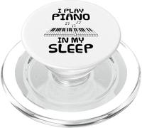 Suono il pianoforte nel sonno, pianista musicista divertente PopSockets PopGrip per MagSafe