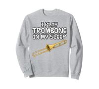 Suono il trombone nel sonno, musicista divertente Felpa