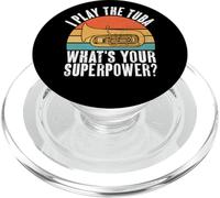 Suono il Tuba qual è il tuo Superpower Tuba PopSockets PopGrip per MagSafe