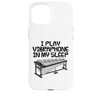 Suono il vibrafono nel sonno, percussionista divertente Custodia per iPhone 15
