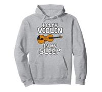 Suono il violino nel sonno, violinista musicista divertente Felpa con Cappuccio