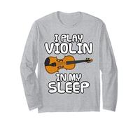Suono il violino nel sonno, violinista musicista divertente Maglia a Manica
