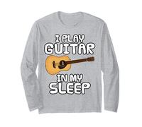 Suono la chitarra nel sonno, chitarrista acustico divertente Maglia a Manica