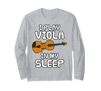 Suono la viola nel sonno, musicista d'archi divertente Maglia a Manica