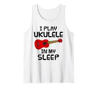 Suono l'ukulele nel sonno, musicista divertente Canotta