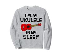 Suono l'ukulele nel sonno, musicista divertente Felpa
