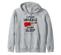 Suono l'ukulele nel sonno, musicista divertente Felpa con Cappuccio