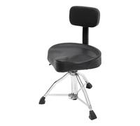 SUONTY Sgabello a tamburo con schienale, regolabile in altezza, 45-60 cm, memory foam, 120 kg, girevole a 360°, tamburo e pianoforte e ufficio, pieghevole, larghezza 43 cm