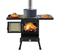 SUONTY Stufa a legna portatile, pieghevole, per esterni, campeggio, campeggio, cucina
