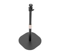SUONTY Supporto per proiettore, girevole a 360°, regolabile in altezza, supporto per proiettore da 1/4", supporto per proiettore in acciaio al carbonio, 65-120 cm, colore nero
