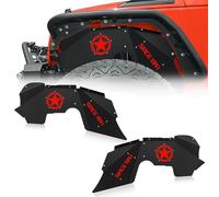 SUORTO - Rivestimento interno per parafango anteriore, compatibile con Jeep Wrangler JK e JKU Unlimited Sport Sahara Rubicon, 2007-2018, parafanghi in acciaio (2/4 porte)
