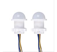 Suoumwa 2 Pezzi Interruttore Rilevatore Sensore PIR Intelligente 110 V 220 V Sensore di Movimento A Infrarossi per Corpo Umano Interruttore Luce Automatico On/Off