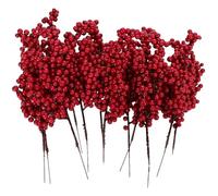 Suoumwa Bacche Ornamentali Artificiali DIY Ornamenti per Le Feste, Simulazione di Bacche, Ornamenti Decorativi per La Casa