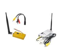 Suoumwa FPV 1.5G 1500mW VTX+VRX Kit 12CH 1.4G/1.5G/1.6G Ricevitore Trasmettitore Video per Drone FPV A Lungo Raggio