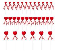 Suoumwa San- A Forma di Cuore Ramo di Bastone Bouquet Artificiale Disposizione dei Fiori Matrimonio Decorazione della Casa