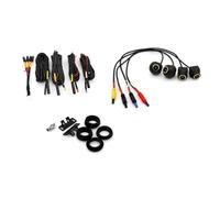 Suoumwa Telecamera per Auto con Lente A 360 Gradi, Visione Surround HD, di Telecamere per Visione +Sinistra+Anteriore+Posteriore per Radio Android Auto