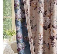 SUOUO Tende oscuranti con motivo floreale vintage su entrambi i lati, per camera da letto, 2 pannelli, lunghe 213 cm, isolamento termico, oscuranti, tende per finestre del caffè per soggiorno