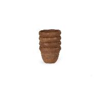 SUOVA 20 set of stackable cups - 4pcs brown