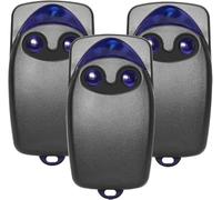 Suoxiom 3 Pezzi 433.92MHz Telecomando Cancello per NICE FlO2r-s, Telecomandi 2 Tasti Rolling Code per Nice Bella Porta Automatica Compatibile con Ricevitori FLOXR FLOXIR FLOX2R OXI OX2