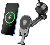 Sup auto MagSafe + piede parabrezza riciclato nero