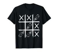 SUP Canoa Paddle Vintage Tic-Tac-Toe Maglietta
