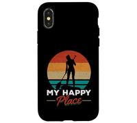 SUP Girl My Happy Place I Sport acquatici Stand Up Paddle Board Custodia per iPhone X/XS