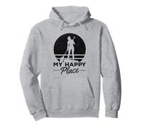 SUP Girl My Happy Place I Sport Acquatici Stand Up Paddleboard Felpa con Cappuccio