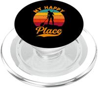 SUP Girl My Happy Place - Tavola da paddle, per sport acquatici PopSockets PopGrip per MagSafe