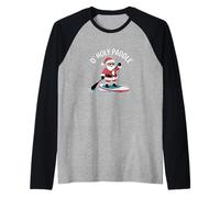 SUP O'Holy Paddle Weihnachtsmann-Paddleboarden Maglia con Maniche Raglan